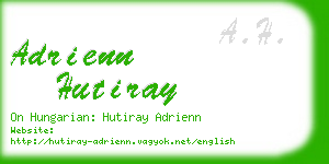 adrienn hutiray business card